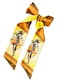 Шарф-краватка жовтий в принт | 5860217 | фото 2