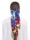 Шарф-галстук комбинированной расцветки в принт | 5860220 | фото 3