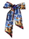 Шарф-краватка комбінованого забарвлення в принт | 5860229 | фото 2