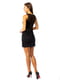 Платье-футляр черное с прозрачными вставками | 5860434 | фото 3