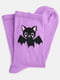 Носки пурпурного цвета с рисунком | 5779295 | фото 2
