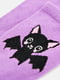 Носки пурпурного цвета с рисунком | 5779295 | фото 3