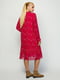 Сукня А-силуету червона у принт | 5865284 | фото 3
