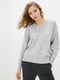 Пуловер світло-сірий меланж | 5866178