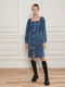Сукня-сорочка джинсова синя | 5866508