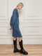 Сукня-сорочка джинсова синя | 5866508 | фото 4