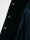 Пальто двубортное темно-синее с капюшоном | 5866741 | фото 4