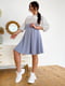 Сукня А-силуету комбінованого кольору в горошок | 5867068 | фото 3