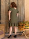 Сукня-футляр кольору хакі | 5867249 | фото 3