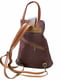 Рюкзак коричневий з декором | 5860625 | фото 2