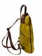 Рюкзак гірчичного кольору з декором | 5860629 | фото 2