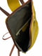 Рюкзак гірчичного кольору з декором | 5860629 | фото 4