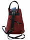 Рюкзак красный с декором | 5860630 | фото 3
