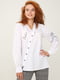 Блуза белая с принтом | 5869034 | фото 4
