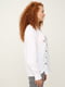 Блуза белая с принтом | 5869034 | фото 5