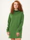 Платье-свитер цвета хаки | 5869042