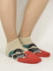 Шкарпетки різнокольорові з малюнком | 5870871