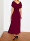 Сукня А-силуету бордового кольору | 5873051 | фото 4