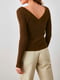 Пуловер коричневый | 5873077 | фото 4