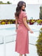 Платье-рубашка розовое | 5876859 | фото 3