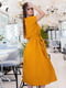 Сукня А-силуету жовта | 5876867 | фото 3