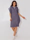 Платье А-силуэта фиолетовое | 5876875 | фото 3