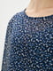 Сукня А-силуету синя в квітковий принт | 5877050 | фото 4