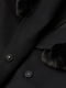 Пальто чорне з капюшоном | 5879651 | фото 2