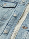 Куртка світло-блакитна джинсова | 5879721 | фото 2