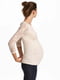 Блуза для беременных светло-бежевая | 5878007 | фото 2
