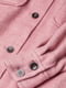 Куртка-рубашка светло-розовая с начесом | 5874725 | фото 2