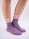 Шкарпетки фіолетові в принт | 5902938