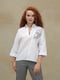 Блуза біла з малюнком | 5903974 | фото 3