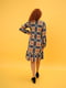 Платье А-силуэта разноцветное в клетку с оборкой | 5903938 | фото 7