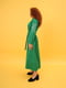 Сукня зелена А-силуету з вишивкою | 5903942 | фото 2