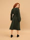 Сукня А-силуету зелена з вишивкою | 5903959 | фото 2