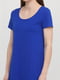 Платье-футболка синее | 5899082 | фото 3