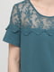 Блуза серо-зеленая | 5899218 | фото 4