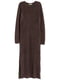 Сукня-светр коричнева | 5904117