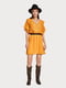 Сукня А-силуету жовта | 5904825 | фото 4