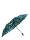 Зонт-полуавтомат зеленый в принт | 5904930 | фото 2