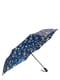 Зонт-полуавтомат синий в принт | 5904934 | фото 2