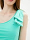 Блуза ментолового цвета | 5899594 | фото 3