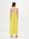 Платье А-силуэта желтое | 5899627 | фото 3