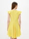 Платье А-силуэта желтое | 5899628 | фото 3