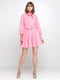 Платье А-силуэта розовое | 5900028