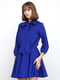 Сукня А-силуету синя | 5900032 | фото 2