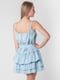 Сукня А-силуету блакитна | 5900042 | фото 3