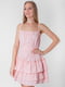 Платье А-силуэта розовое | 5900048 | фото 2