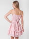 Платье А-силуэта розовое | 5900048 | фото 3